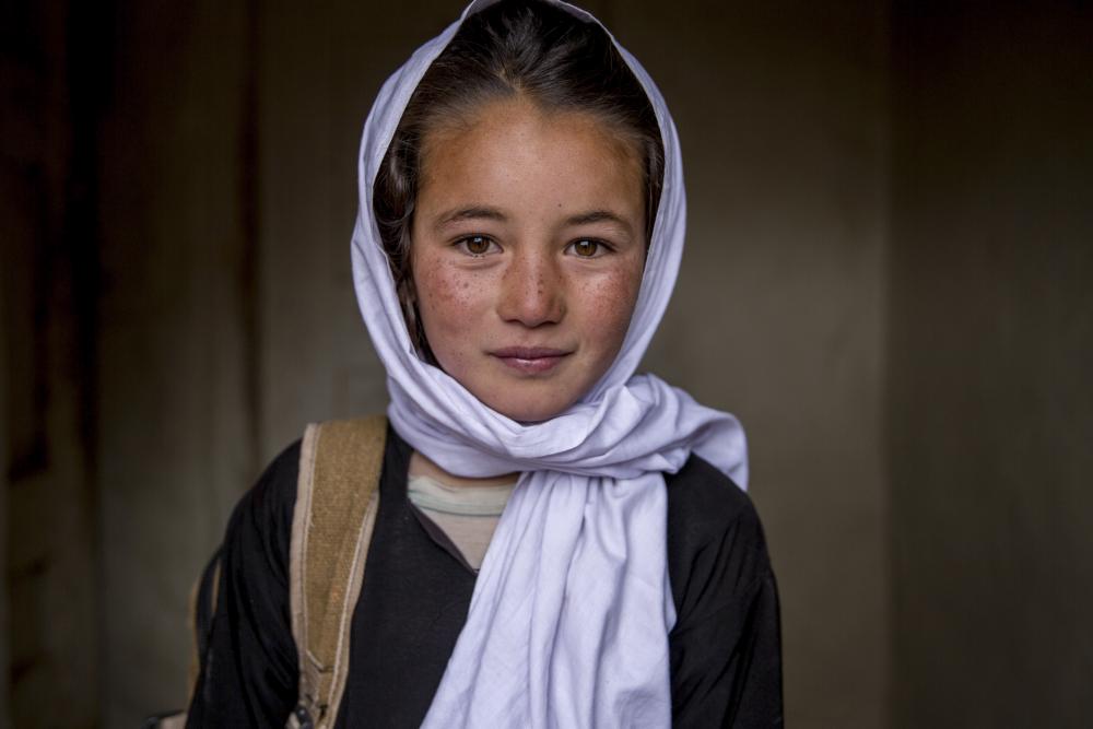 Morzal, 10, student at CRS's primary school