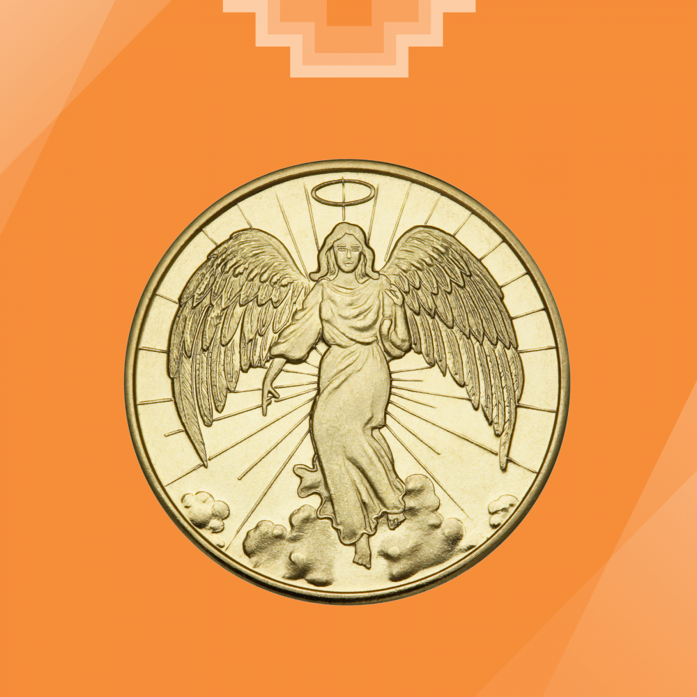 medallón especial del ángel de la guarda
