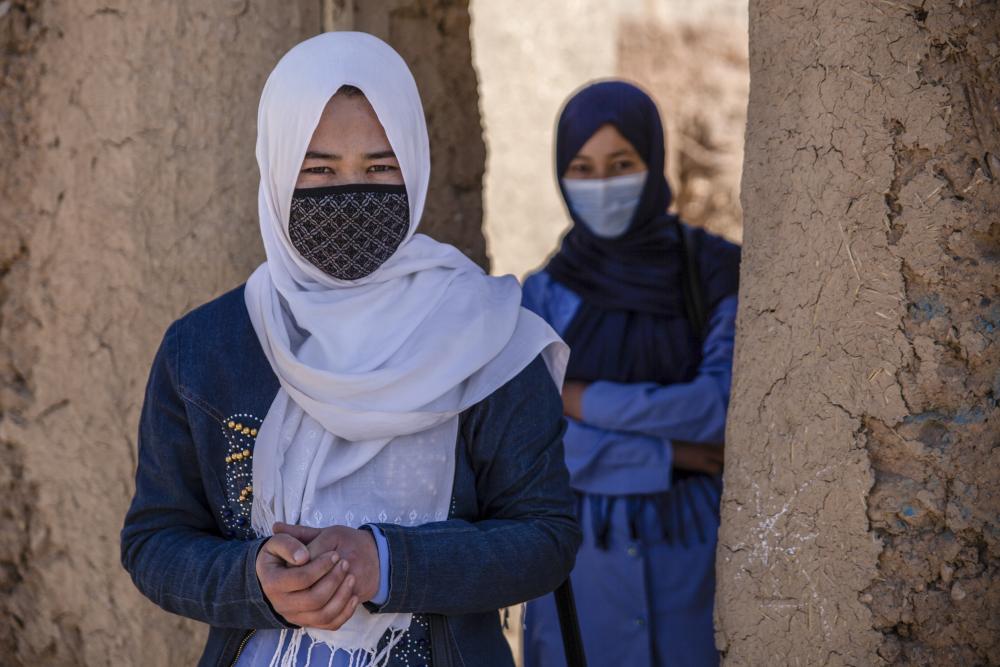 Image of 2 young girls from Afghanistan
